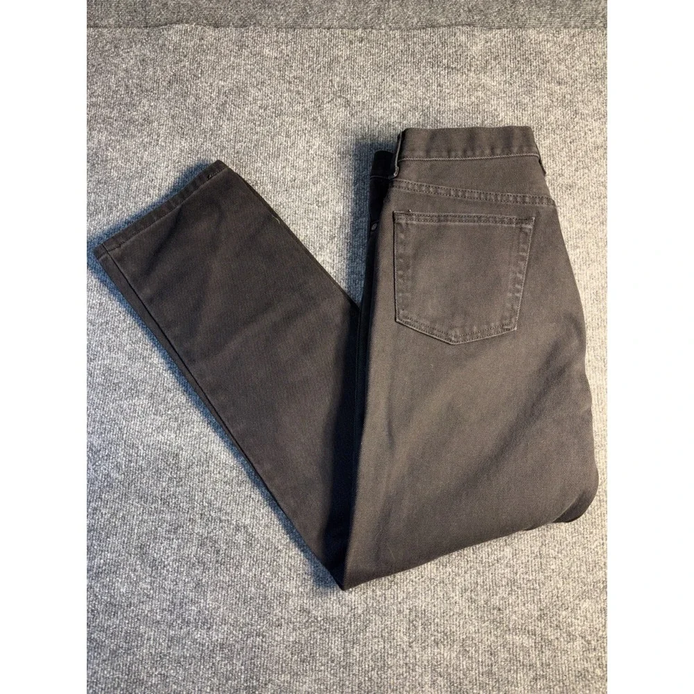 George Jeans Men's 34x32‎ Black Denim Regular Fit Grunge Streetwear Straight Leg